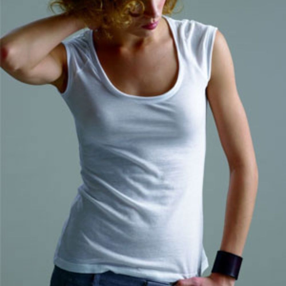 Park Vogel Cap Sleeve Scoop Top (white)